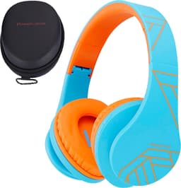 PowerLocus P2 draadloze Over-Ear Koptelefoon Inklapbaar koptelefoon voor kinderen - veilig volume van 85 dB- Bluetooth Hoofdtelefoon - Met microfoon — thumbnail 1