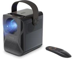 ELEMENTKEY BEAM LITE + Gyro Air Mouse – WiFi Full HD Projector - Mini Beamer – Geschikt voor Netflix 2K / 4K - Home Cinema – Android Systeem – 100 ANSI Lumen- 3000:1 Contrast Ratio - 55W - Airplay / DLNA - Zwart
