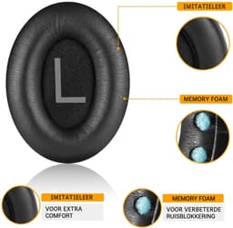 Oorkussens geschikt voor Bose 700 / Bose NC 700 - Oorkussens voor koptelefoon - Ear pads headphones zwart — thumbnail 3