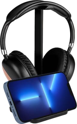 Universele Koptelefoon Standaard - Headset Stand - Hoofdtelefoon Houder Voor Op Je Bureau - Standaard - Headphone Stand - Zwart — thumbnail 3