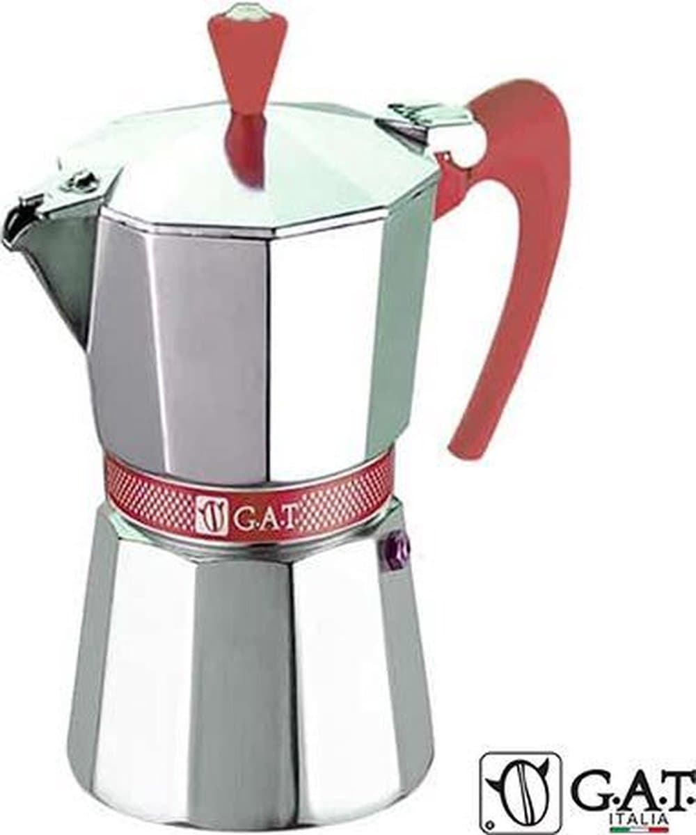 G.A.T. Italia Betty Rood - Percolator - 3 kops - 150ml — afbeelding 1