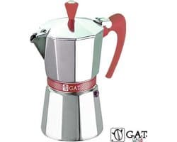 G.A.T. Italia Betty Rood - Percolator - 3 kops - 150ml