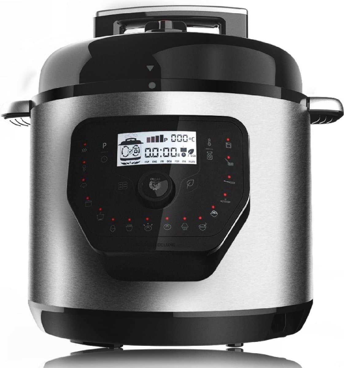 Voedselverwerker Cecotec H Deluxe 6 L LCD Roestvrij staal — afbeelding 1