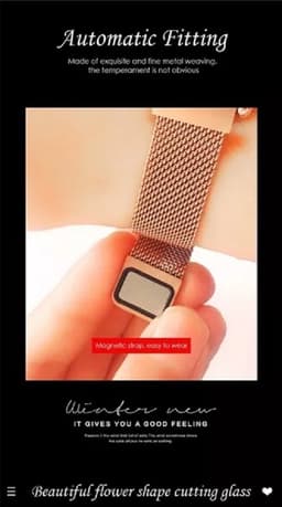 Darenci Smartwatch Sparkle Pro - Smartwatch dames - Smartwatch heren - Activity Tracker - Touchscreen - Stalen band - Dames - Heren - Horloge - Stappenteller - Bloeddrukmeter - Verbrande calorieën - Zuurstofmeter - Spatwaterdicht - Blauw — thumbnail 3