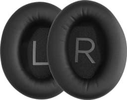 kwmobile 2x oorkussens geschikt voor Bose QuietComfort 45 / QC45 / SC - Earpads voor koptelefoon in zwart — thumbnail 3