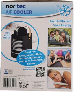 Air Cooler - Mini Airco - Luchtkoeler - Ventilator - Kleur - USB - Laptop - Kantoor - Office - Water — thumbnail 2