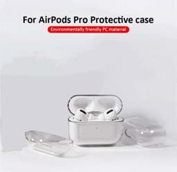 1 Stuk - Geschikt voor Airpods Pro Case - Hard Case - Airpods Pro Hoesje - Airpods Pro Bescherming - Transparant - Hoesje voor oordopjes - Bescherming van Airpods - Hardcase hoesje - Cover Airpods — thumbnail 1