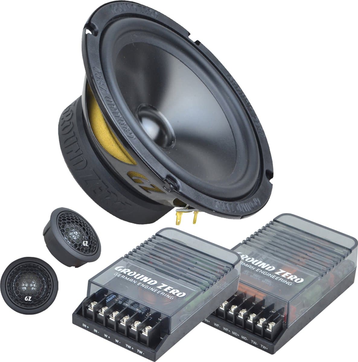 GroundZero GZRC165.2SQ- High end composet 165mm - 3 Ohm impedantie — afbeelding 1