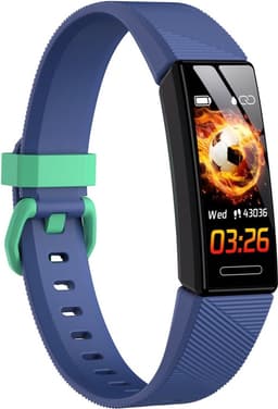 Smartwatch Kinderen - Waterdicht - Hartslag - Slaap Monitor - Blauw — thumbnail 1