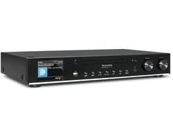 TechniSat DIGITRADIO 143 CD (V3) - HiFi-tuner, internetradio (DAB+, FM, Wi-Fi audio-streaming functie, Bluetooth, Spotify Connect, CD-speler, app-bediening, afstandsbediening