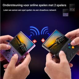 MiyooMini Plus Handheld Spelconsole Retro 64GB 20000+ Spellen 3.5” IPS Scherm WiFi & HDMI Zwart — thumbnail 1