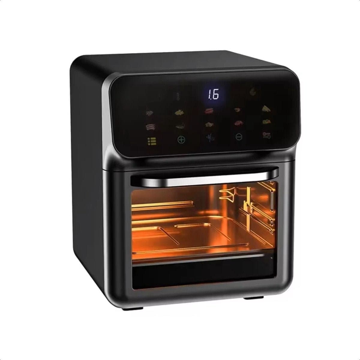 Airfryer - 12L - 11 in 1 - Multifunctionele Elektrische Oven - 1700 Watt - Led Touchscreen - Met Venster - Air Fryer - RVS — afbeelding 1