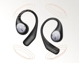 EarFun OpenJump - Open-Ear Oordopjes - Hi-Res Audio met LDAC - IPX7 Waterbestendig - 42 uur batterijduur - Zwart — thumbnail 1