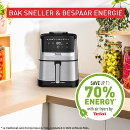 Tefal Easy Fry Silence Deluxe EY552D - Stille Airfryer 5L - Silent Technology - Extra-Crisp - 55% Sneller - Voor 6 Personen — thumbnail 3