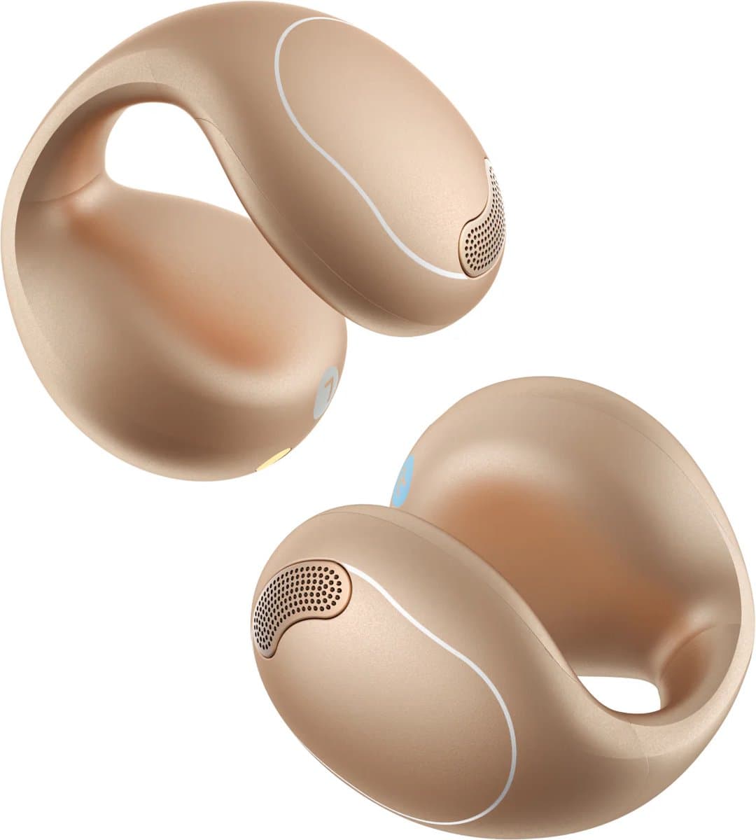 soundcore C40i by Anker - Draadloze Open-Ear Oordopjes Goud - Earbuds - Clip-on - Flexibel joint design - Knopbediening - Lichtgewicht comfort - Stabiele pasvorm met bevestigbare grips - Uitgebreide drivers voor een helder geluid — afbeelding 1