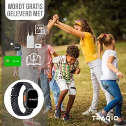 Traqio TRQ01 - smartwatch kinderen - gps horloge kind - kinderhorloge bellen - gps tracker kinderhorloge - kinderhorloge met gps - kinderhorloge — thumbnail 2