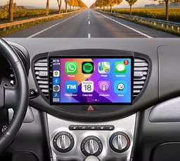 Autoradio 2/32GB met Carplay en Android auto | Geschikt voor Hyundai I10 2006-2013 | Radio scherm met Navigatie | 2006 2007 2008 2009 2010 2011 2012 2013 — thumbnail 1