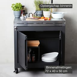 Barbecook Premium buddy voor gasbarbecue met werkblad kast — thumbnail 5