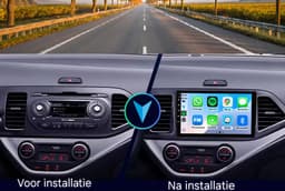 Autoradio 4/64GB met smart wireless Carplay en Android auto | Geschikt voor Kia Picanto & Morning TA 2011-2017 | Radio scherm met Navigatie | 2011 2012 2013 2014 2015 2016 2017 — thumbnail 3