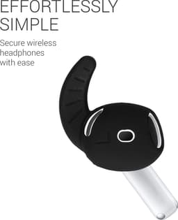kwmobile 5x haakjes geschikt voor Apple Airpods 4 - Oorhaken voor draadloze oordopjes - Houders voor earbuds in meerkleurig — thumbnail 2