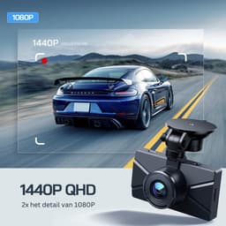 ApexArte® Dashcam voor Auto - Dualdashcam Voor en Achter - Full HD - Zwart — thumbnail 4