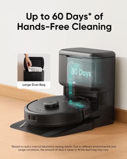 eufy Clean L60 Hybrid SES Robotstofzuiger met dweilfunctie - Robot Vacuum - 5.000Pa Zuigkracht - Met automatisch leegstation - Bestuurbaar via smartphone — thumbnail 2