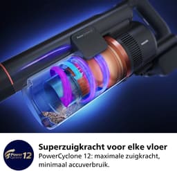 PHILIPS XC7055/01 7000 SERIES AQUA Steelstofzuiger incl. kruimelzuiger Zwart/Koraalrood — thumbnail 4