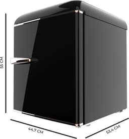 Luxe Mini Koelkast – Tafelmodel – Zonder Vriesvak – Skincare Fridge – Eenvoudige Bediening – Stijlvol Design – Zwart — thumbnail 3