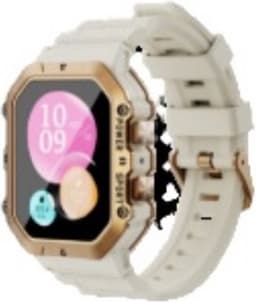 Knobbout 1,27" Scherm Dames Sierlijke Smartwatch met Strass– HD Touchscreen – Hartslag-, Bloeddruk- & Zuurstofmeting – Slaapmonitor – Ademhalingstraining – Menstruatiecyclus – AI-Spraakassistent – IP68 Waterdicht – Rosegoudkleurige Stalen Band — thumbnail 1