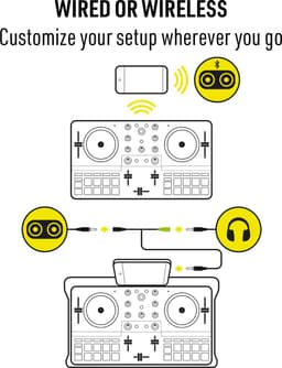 Hercules DJ Control Mix Ultra - Smartphone DJ Controller - Algoriddim Djay - Bluetooth - iOS/Android — thumbnail 5