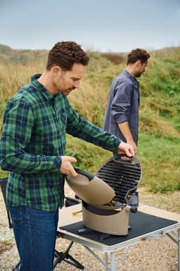 nomadiQ BBQ 3.0 - De ultieme lichtgewicht draagbare gas BBQ / Grill - Barbecue voor op de camping & vakantie - Urban Gray — thumbnail 3