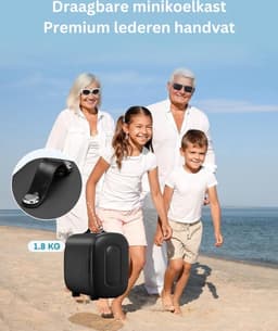Luxe Mini Koelkast – Minibar – Skincare Fridge – Energiezuinig – Stijlvol Design – Geruisloos – 5L Inhoud – Zwart — thumbnail 4
