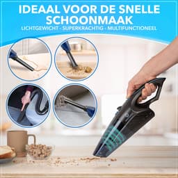 Innovixpro® Steelstofzuiger – Nat&Droog – Steelstofzuiger draadloos – 17000Pa –Steelstofzuigers – ExtremeZuigkracht – Jouw ultieme schoonmaakpartner – Steelstofzuiger Zonder zak op accu – InclusiefReistas – Kruimeldief Met steel — thumbnail 4