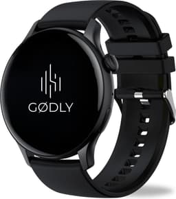 GØDLY Amoled Smartwatch - Sporthorloge - Horloge Dames & Heren - Bluetooth - GPS - zwart — thumbnail 1