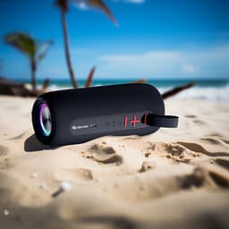 Denver Bluetooth Speaker Draadloos - Lichteffecten - Muziek Box - AUX - TWS Pairing - BTL360 - Zwart — thumbnail 3