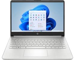 HP Laptop 14s-dq5125nd, Windows 11 Home, 14", Intel® Core™ i5, 8GB RAM, 256GB SSD, FHD, Natuurlijk zilver