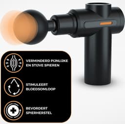 Palmwood Massage Gun - Mini Massage gun - Massage Apparaat - Massage pistool - incl. 4 opzetstukken - Draadloos — thumbnail 3