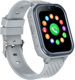 GPSHorlogeKids© - GPS horloge kind - smartwatch kinderen - WhatsApp - 4G videobellen - spatwaterdicht - SOS alarm - SMS - incl SIM - Turn Grijs — thumbnail 5