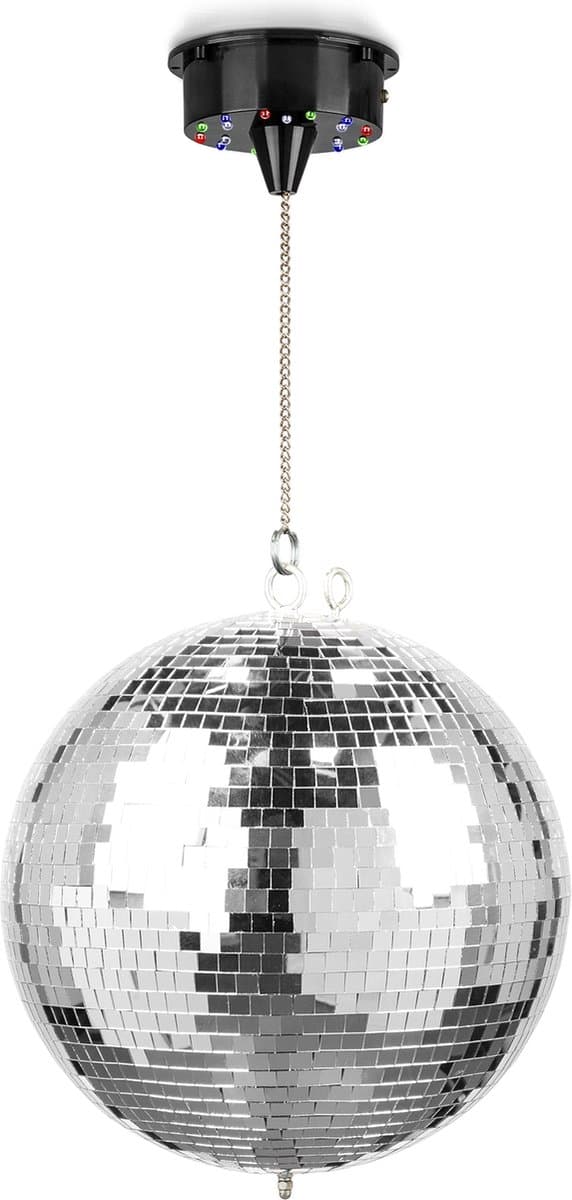 Fuzzix Discobal 30 cm - Met motor op batterijen en RGBW LED's — afbeelding 1