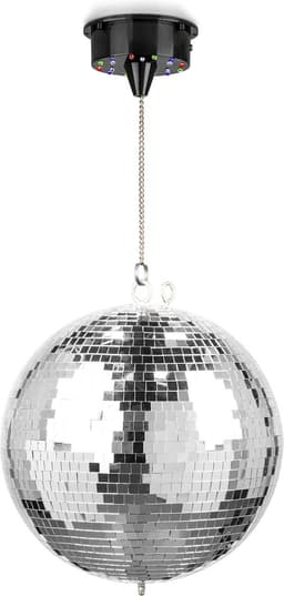 Fuzzix Discobal 30 cm - Met motor op batterijen en RGBW LED's — thumbnail 1