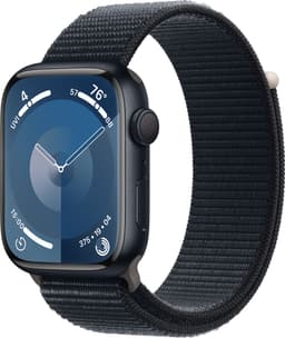 Apple Watch Series 9 - 45mm - Case with Midnight Sport Loop - Middernacht Aluminium — thumbnail 2