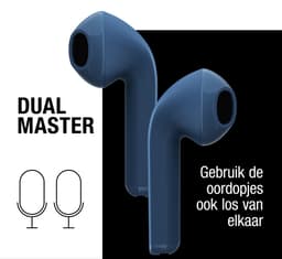 Fresh 'n Rebel Twins Core - Draadloze Bluetooth Oordopjes - Oortjes met 30 uur speelduur - Steel Blue — thumbnail 4
