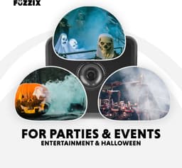 Rookmachine met draadloze afstandsbediening - Fuzzix F500S Party rookmachine 500 Watt - incl 250ml rookvloeistof — thumbnail 5