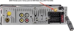Caliber DAB Antenne - Actieve digitale antenne - DAB+ Antenne - SMA Male Plug - 3M Kabel - Merk onafhankelijk (ANT742-DAB) — thumbnail 4