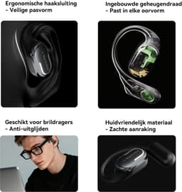 Blackview AirBuds 300 Draadloze Koptelefoon - Wireless Earbuds - Bluetooth 6.0 - 6H Playtime - Waterproof IPX5 - Smart Touch Control - Wit — thumbnail 5