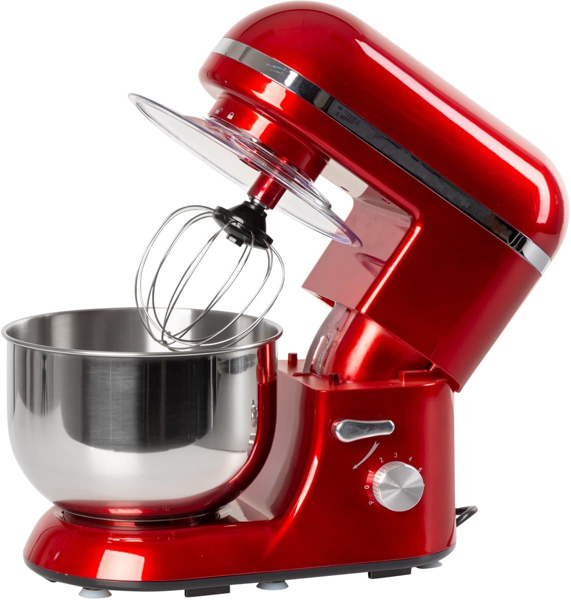 Klarstein keukenmachine, Knetmaschine met 5L kom, 2000W Profi keukenmachine met Knethaken en Schneebesen, Universal keukenmachine met 6 standen, Teigmaschine zum roeren, Kneten en Aufschlagen - Keukenmachine,2L 1800W - voor Keuken - Garde — afbeelding 1