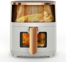 Seth Select Multifunctionele Airfryer 6L – 1800W Luchtfriteuse met Kijkvenster – Digitaal & Timerfunctie - Wit — thumbnail 5