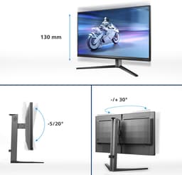 Philips Evnia 32M2N6800M/00 computer monitor 80 cm (31.5") 3840 x 2160 Pixels 4K Ultra HD LCD Zwart — thumbnail 5
