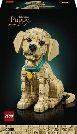 Lego Icons 11384 - Golden Retriever Puppy Bouwstenen — thumbnail 1