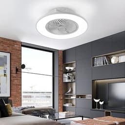 NAIZY 90W Moderne LED Plafondventilator, Dimbaar En Stil, Met Verlichting & Afstandsbediening, Geschikt Voor Woonkamer, Slaapkamer & Eetkamer — thumbnail 5